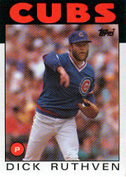 1986 Topps Baseball Cards      098      Dick Ruthven